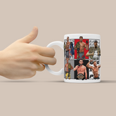 UFC MMA fighters Dream Team 3D Doodle Art - 11oz Ceramic Mug